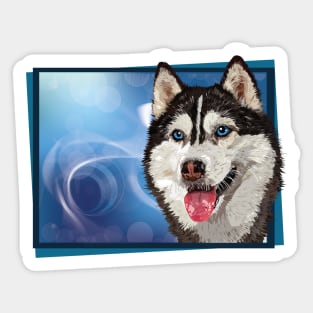 Husky Sticker